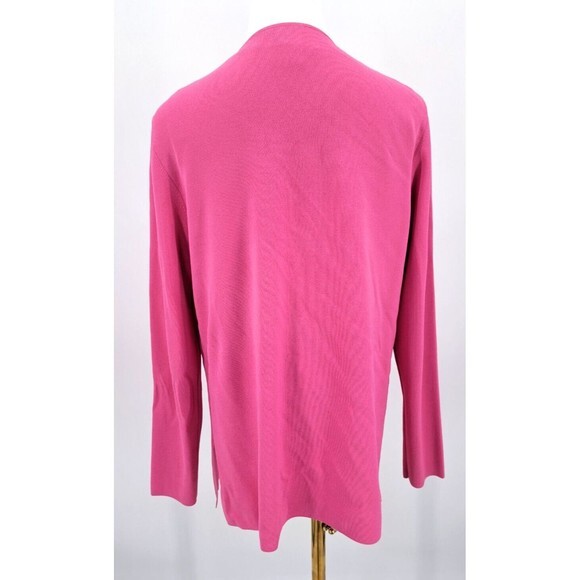 Lafayette 148 Tank Top And Cardigan Sweater Barbie Pink Knit Size Medium M - Picture 5 of 9